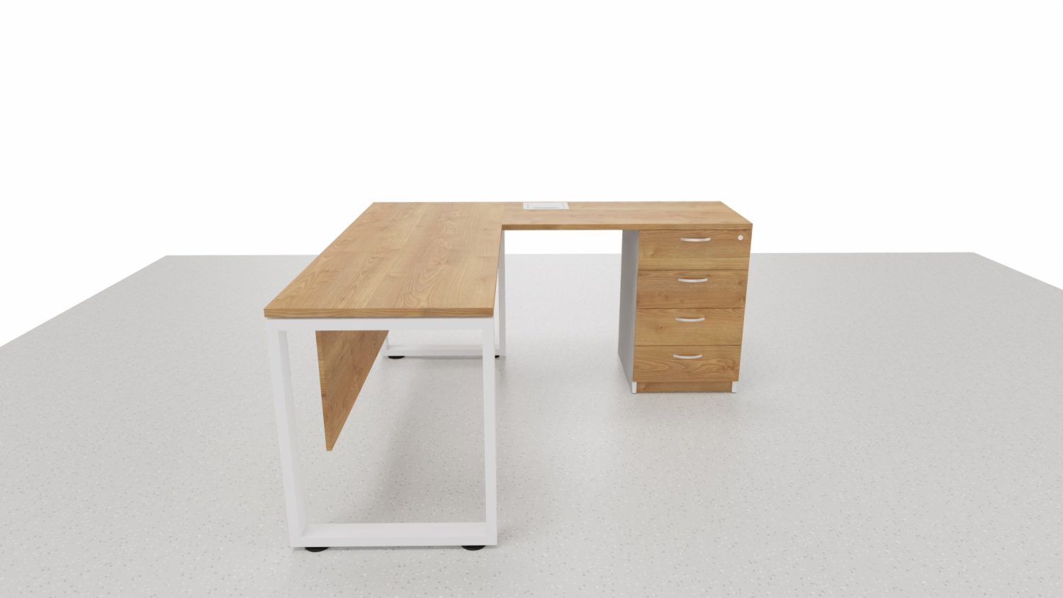ESCRITORIO CAJONERA FIJA 4C